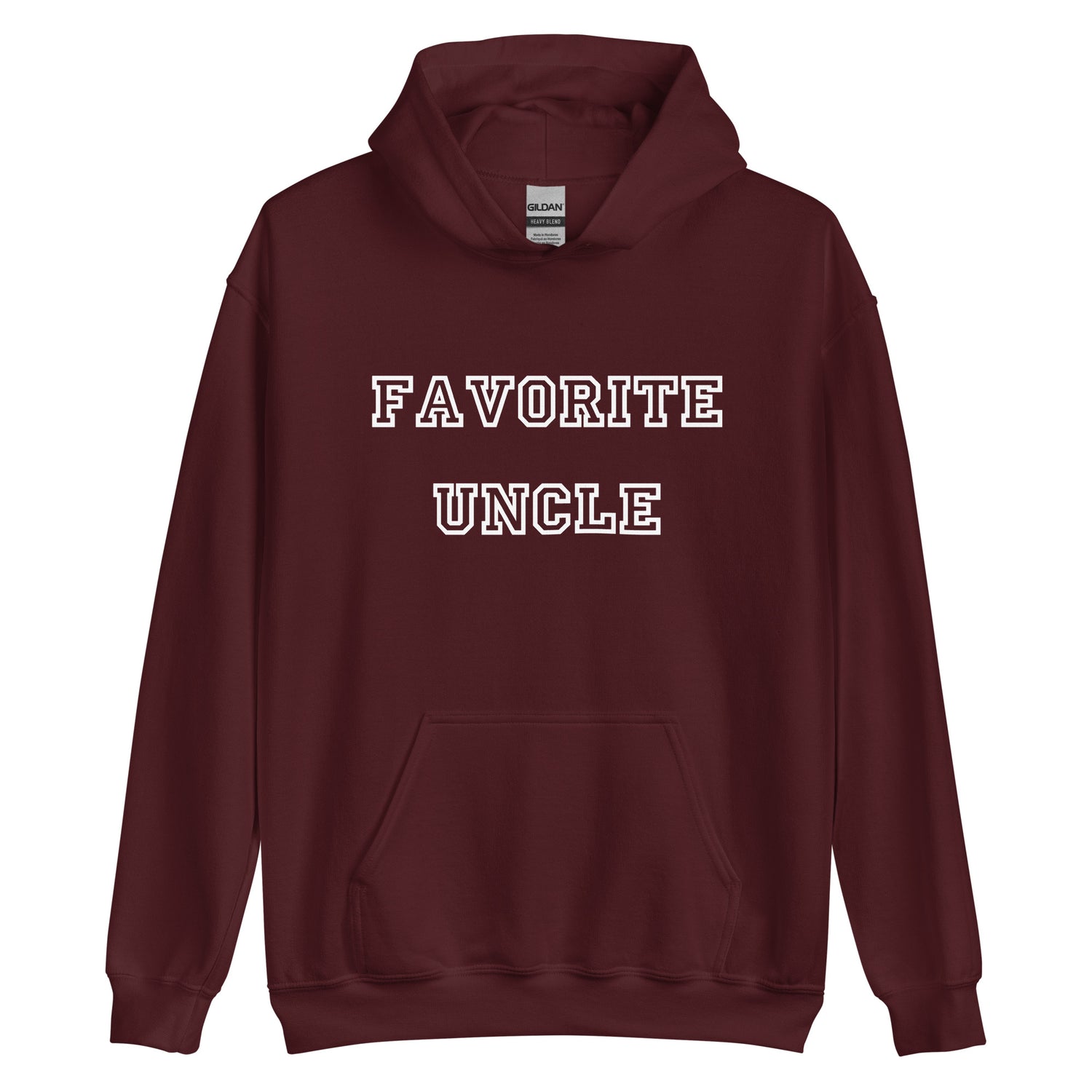 Favorite Uncle White Hoodie