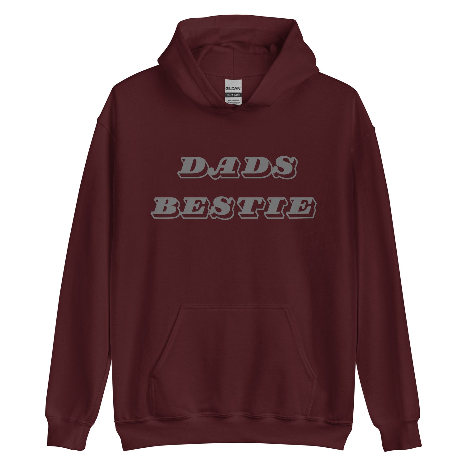 Dads Bestie Grey Hoodie