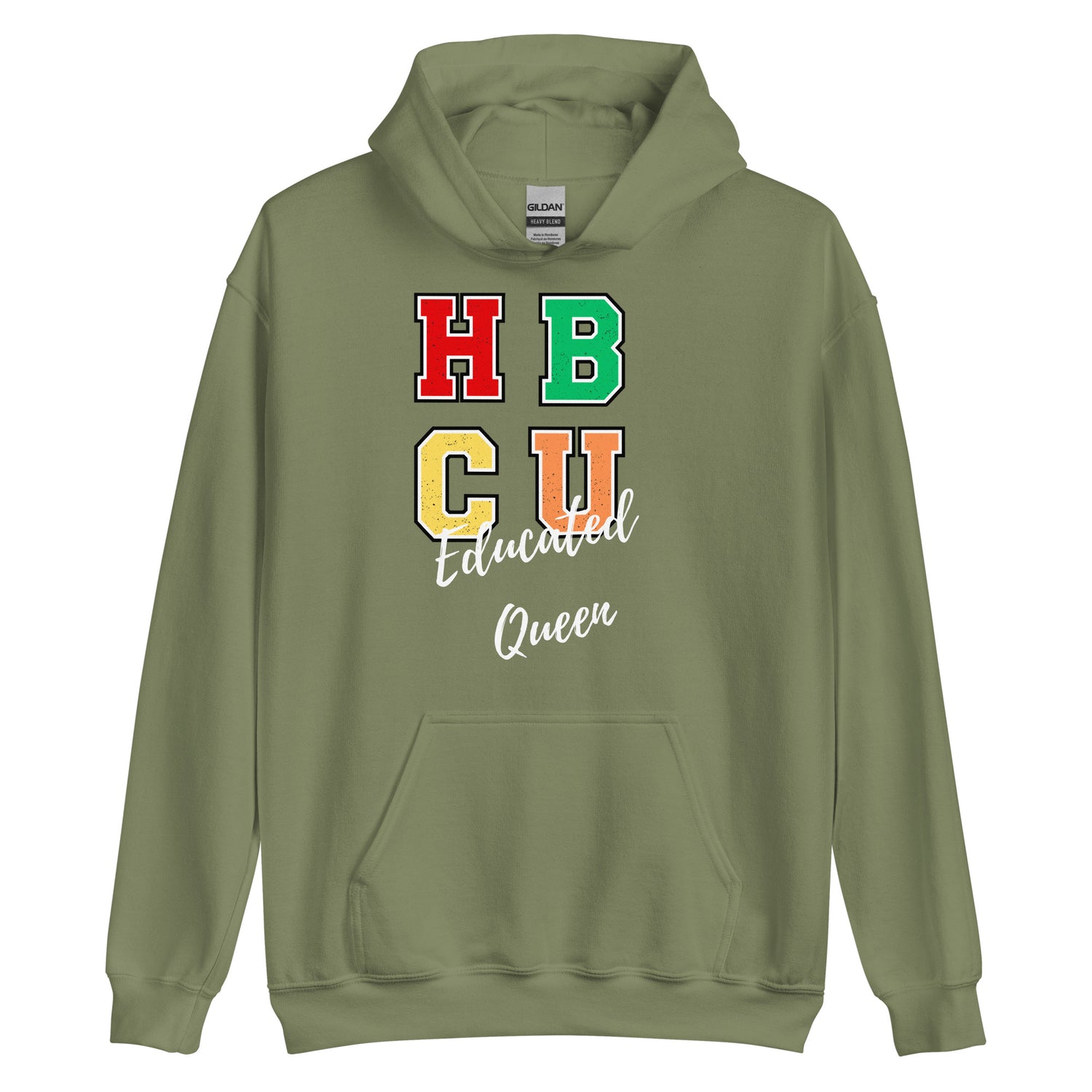 HBCU Queen (Wht) Hoodie