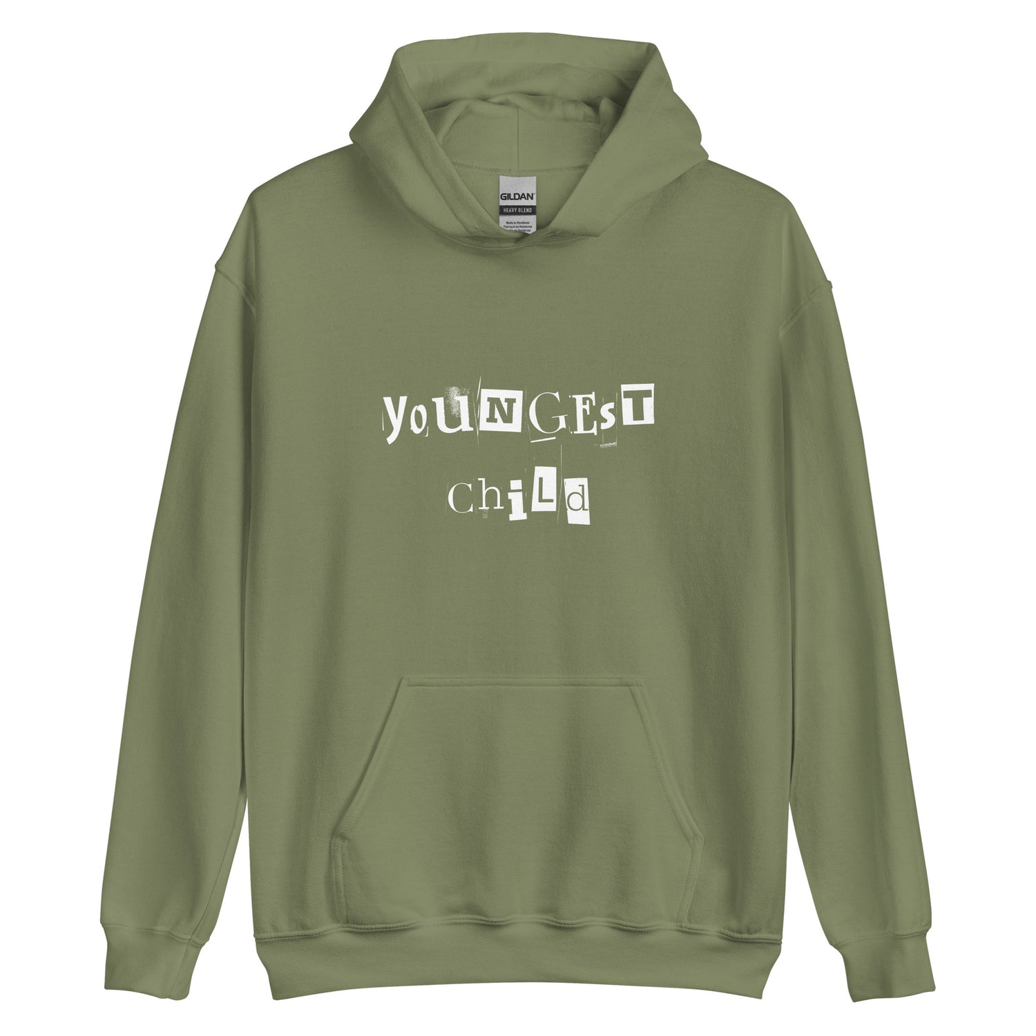 Youngest Child White Hoodie