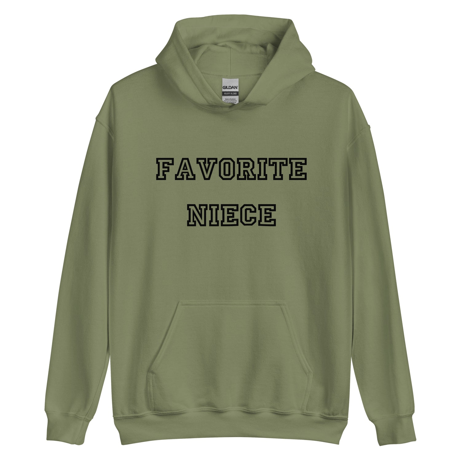 Favorite Niece Black Hoodie