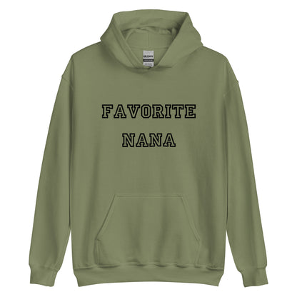 Favorite Nana Black Hoodie