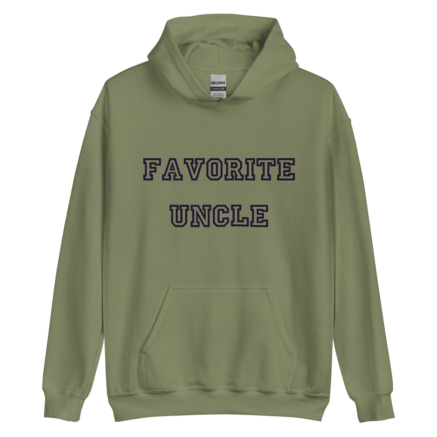 Favorite Uncle Black Hoodie