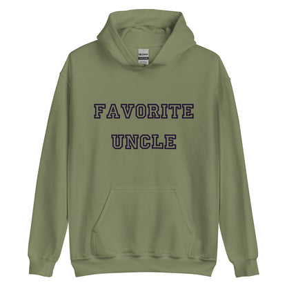 Favorite Uncle Black Hoodie