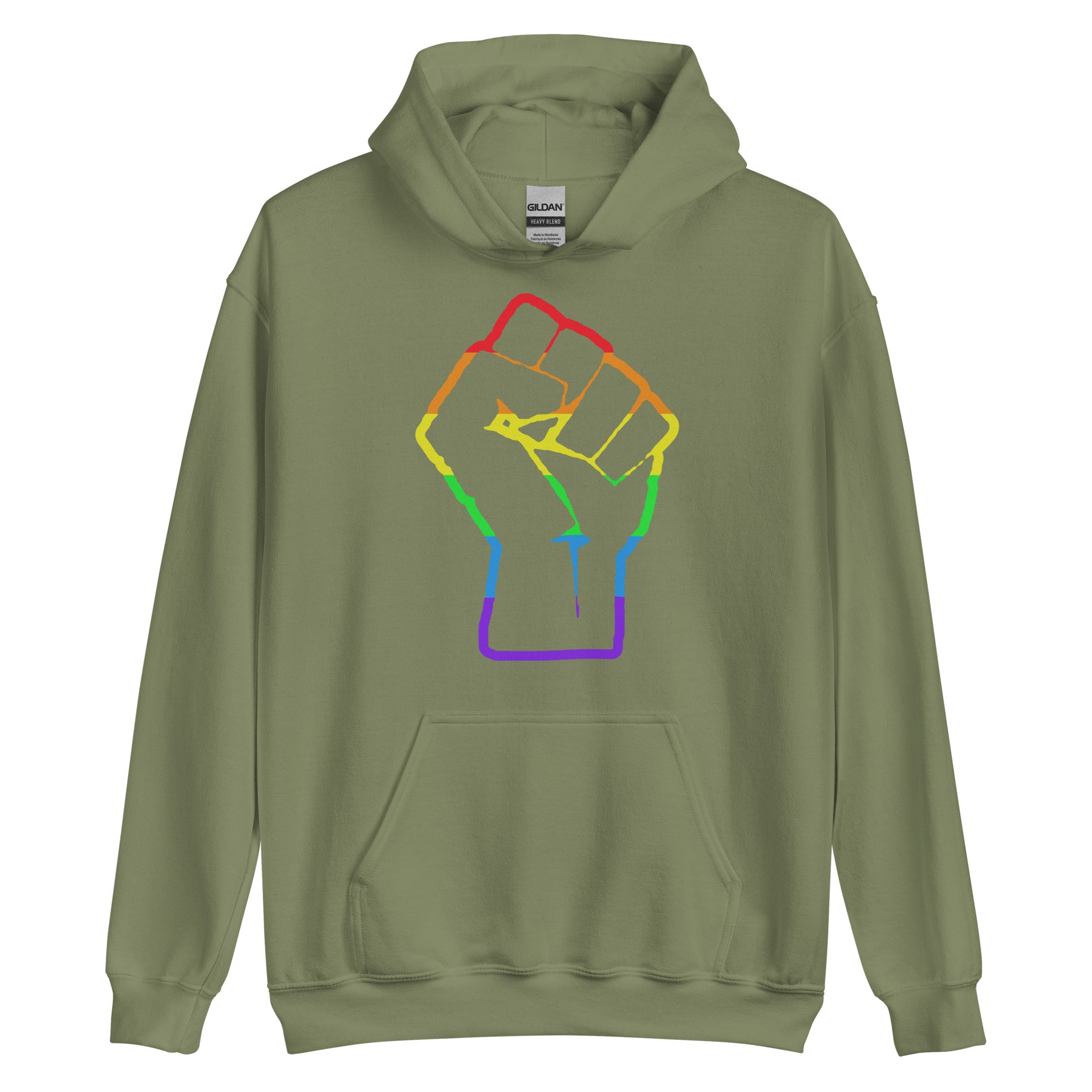 Rainbow Fist Hoodie