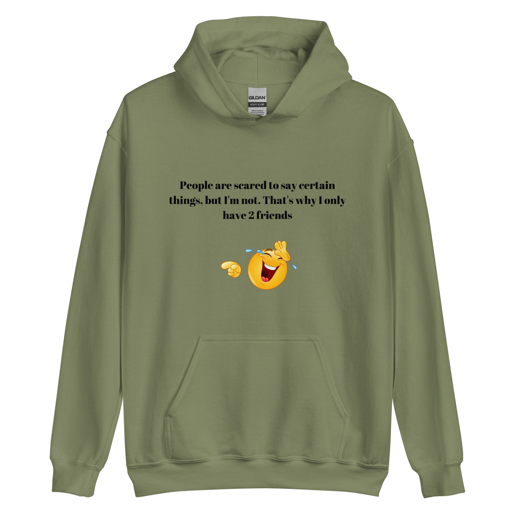 2 Friends Emoji Hoodie