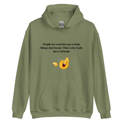 2 Friends Emoji Hoodie