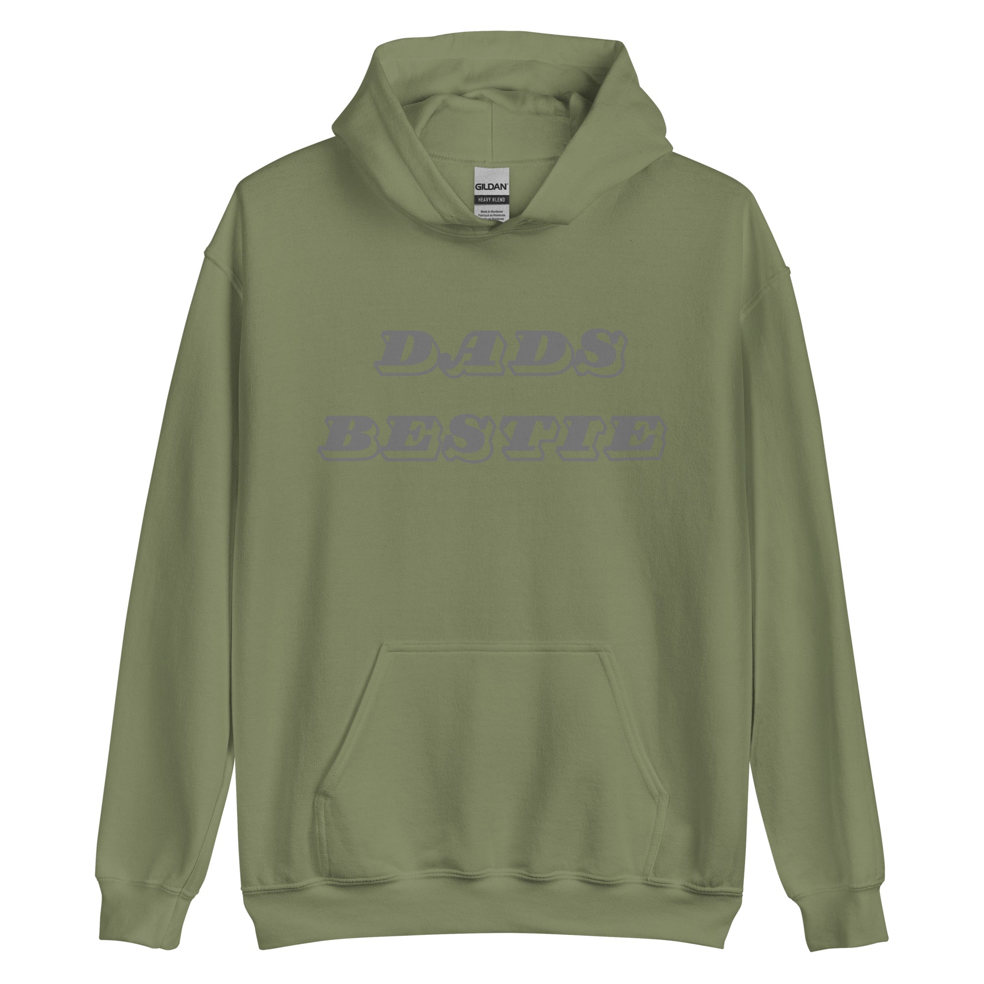 Dads Bestie Grey Hoodie