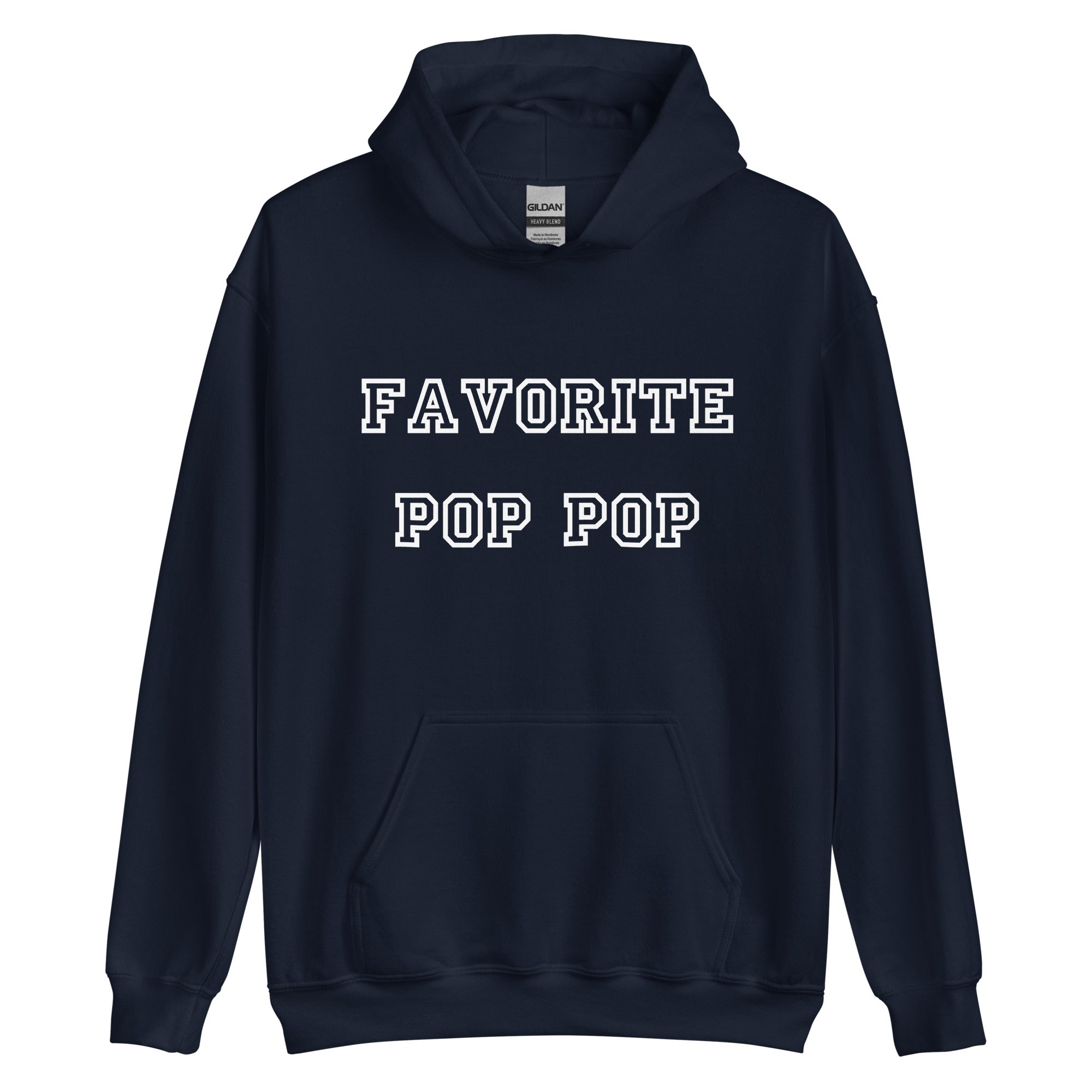 Favorite Pop Pop White Hoodie