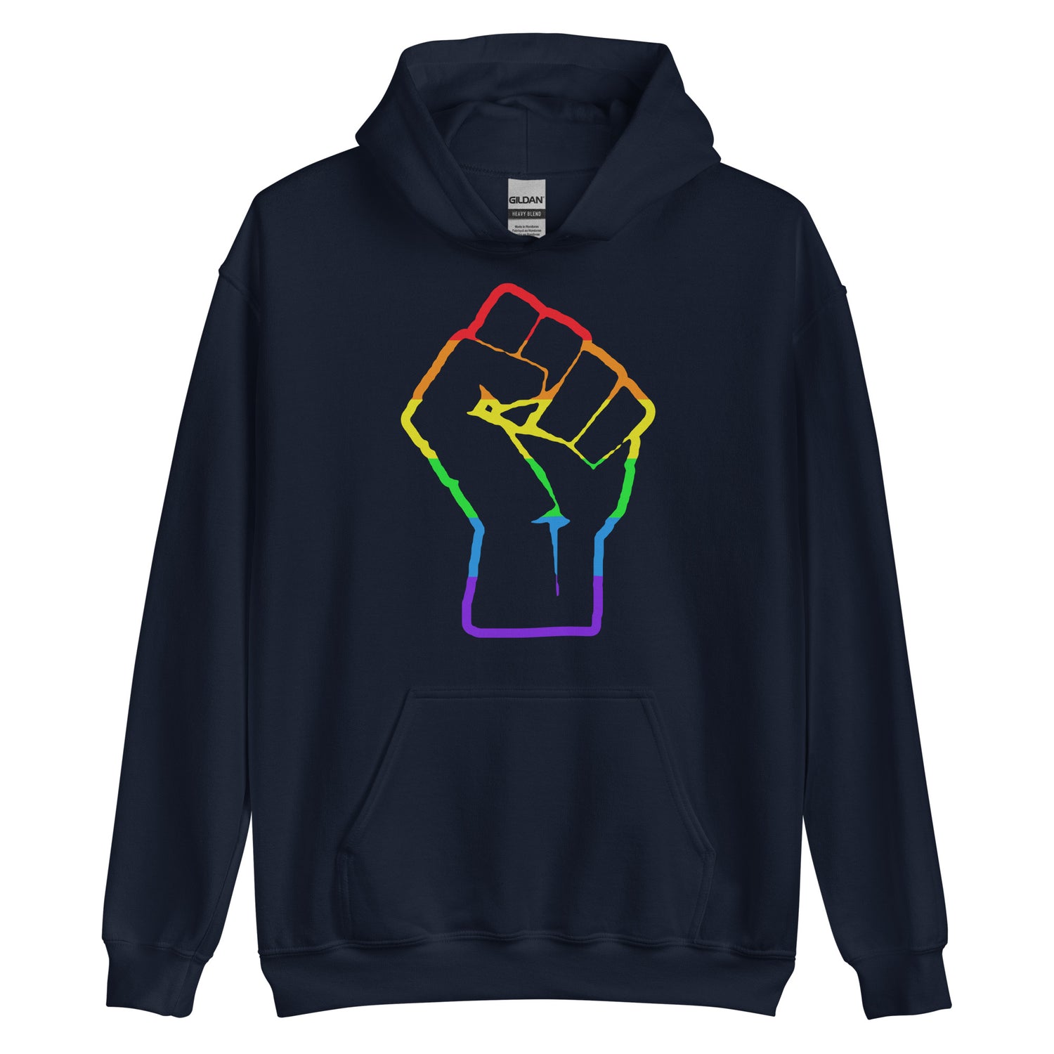 Rainbow Fist Hoodie