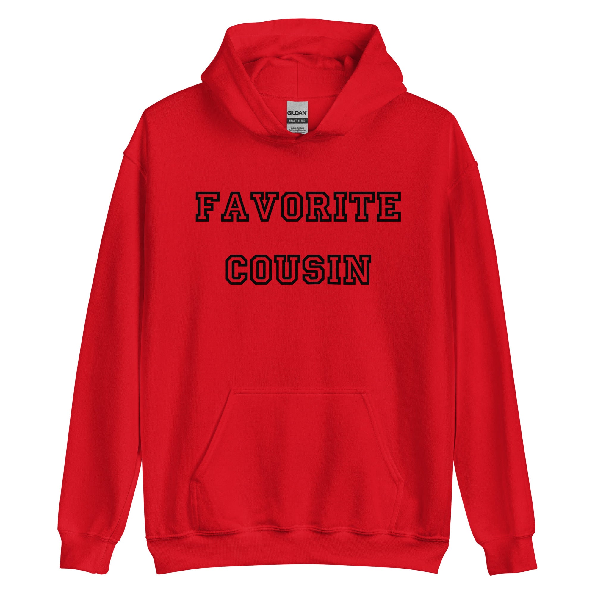 Favorite Cousin Black Hoodie