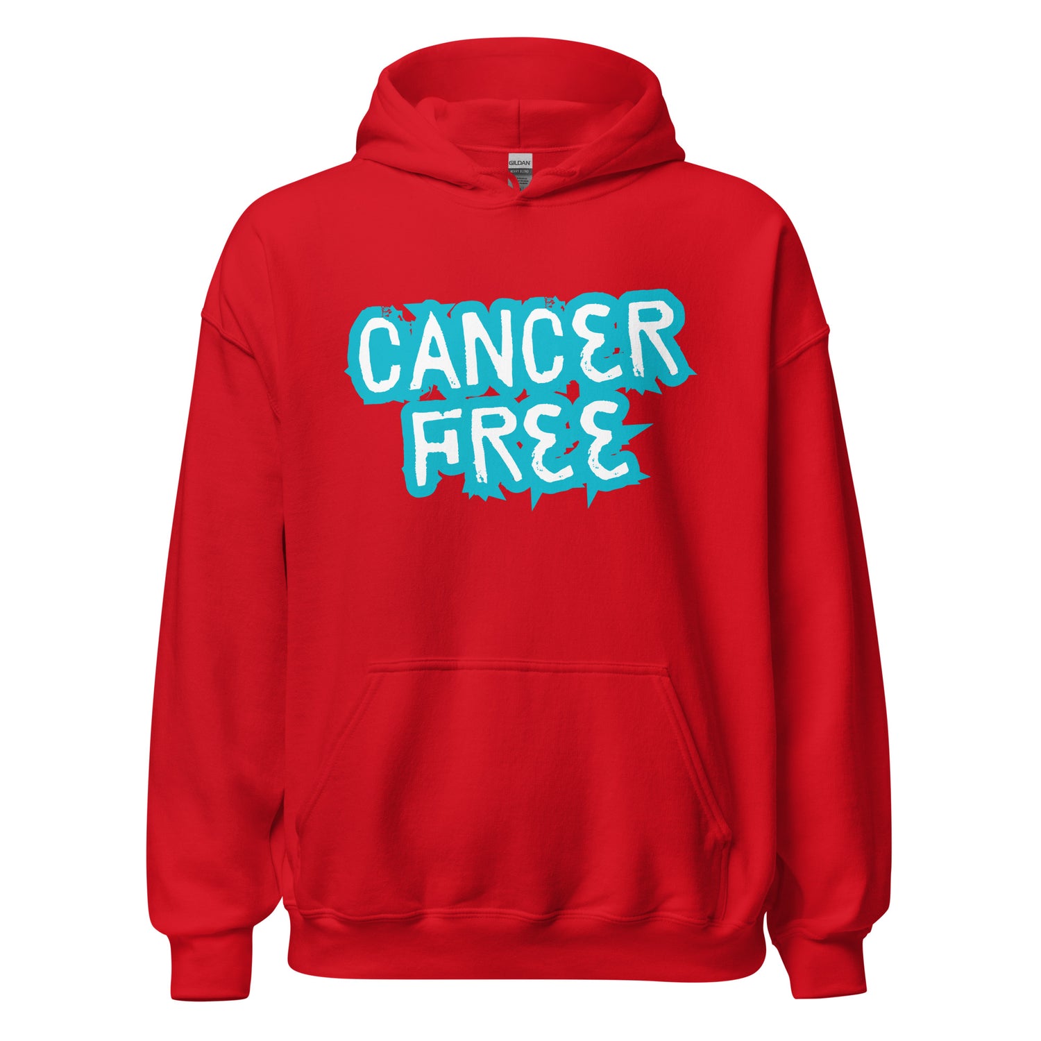 Cancer Free Blue Hoodie