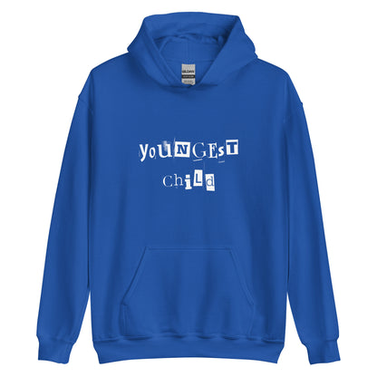 Youngest Child White Hoodie