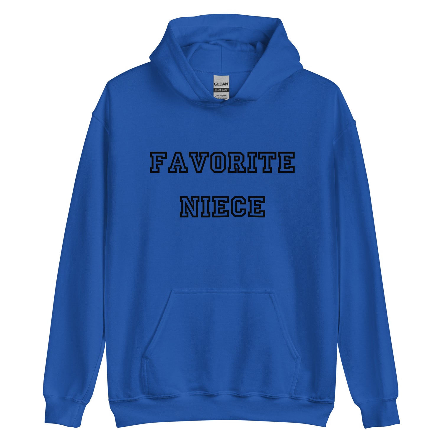 Favorite Niece Black Hoodie