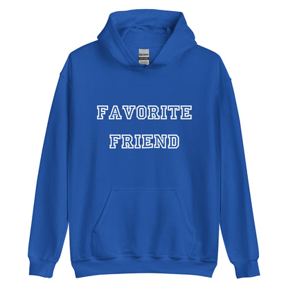 Favorite Friend White Hoodie