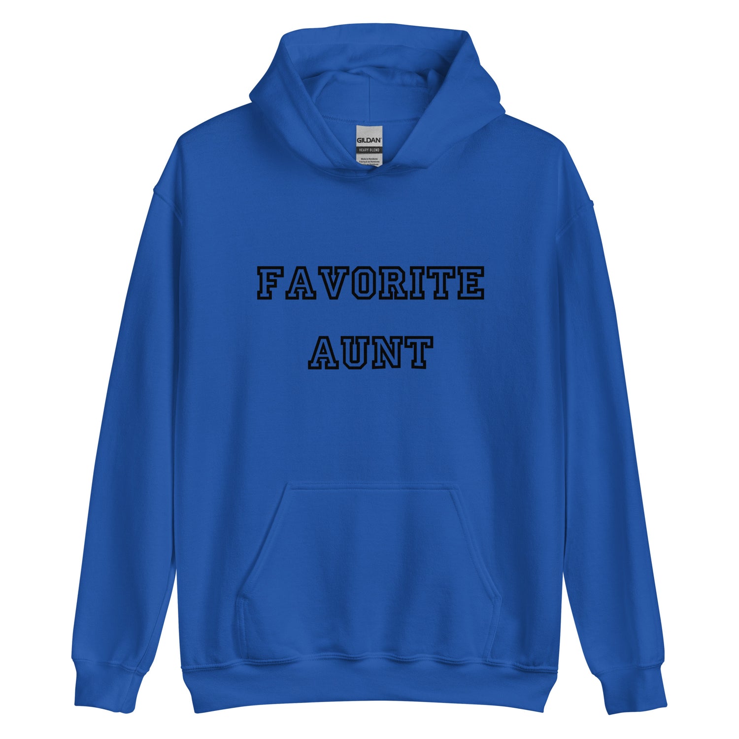 Favorite Aunt Black Hoodie