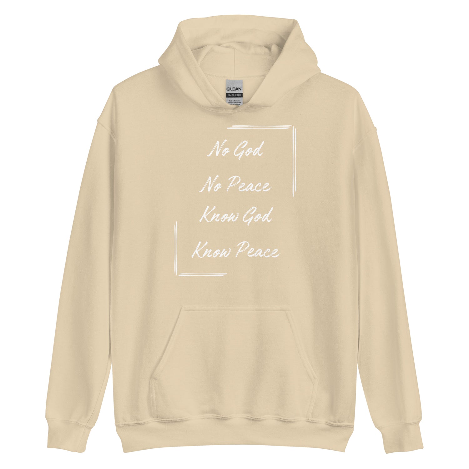 No/Know White Hoodie