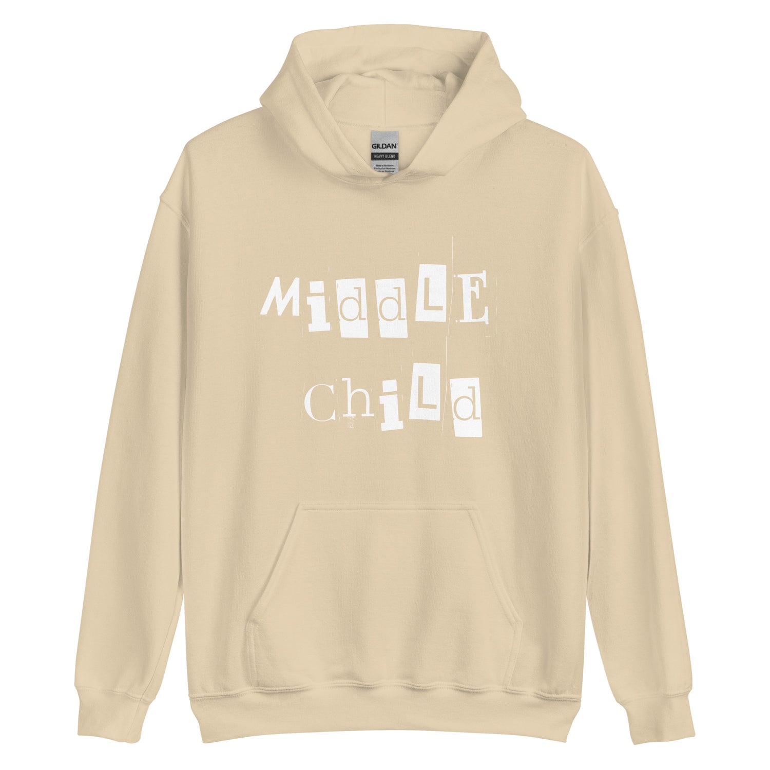 Middle Child White Hoodie