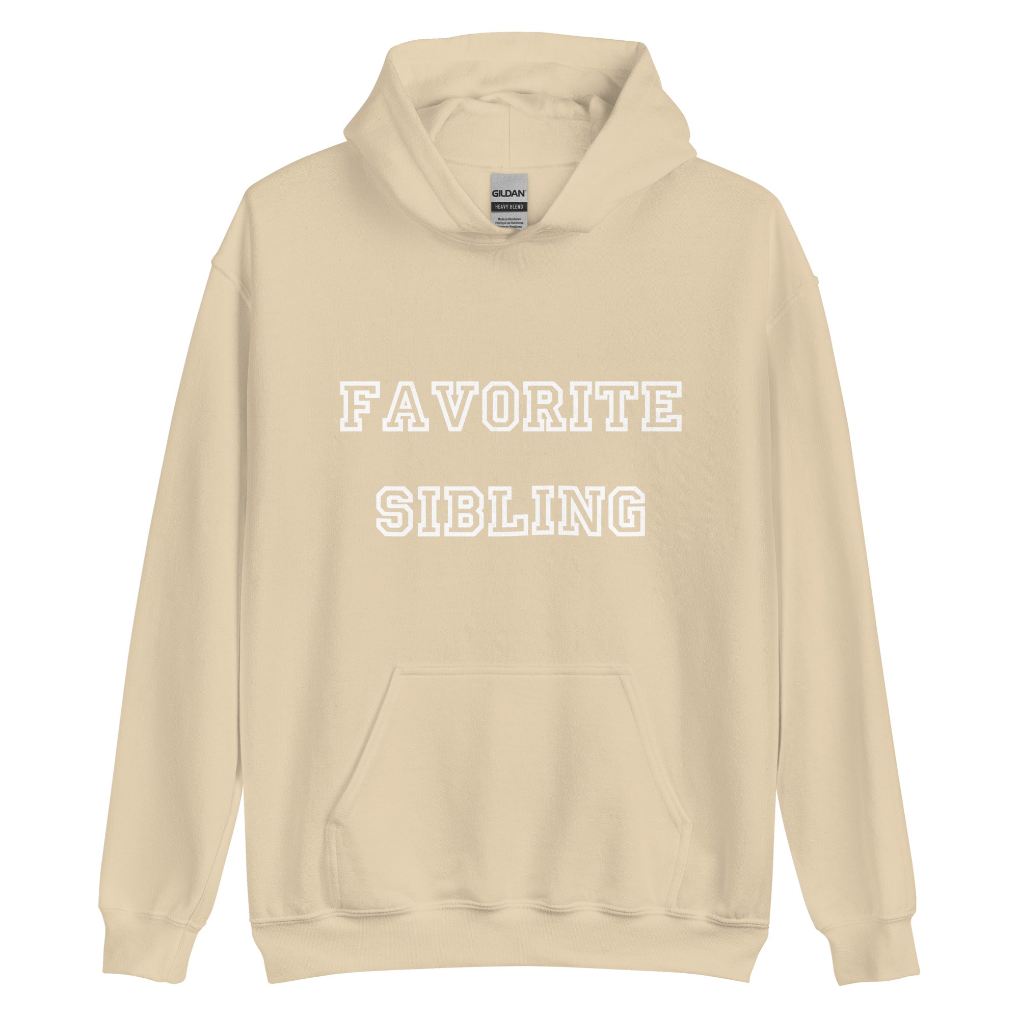 Favorite Sibling White Hoodie