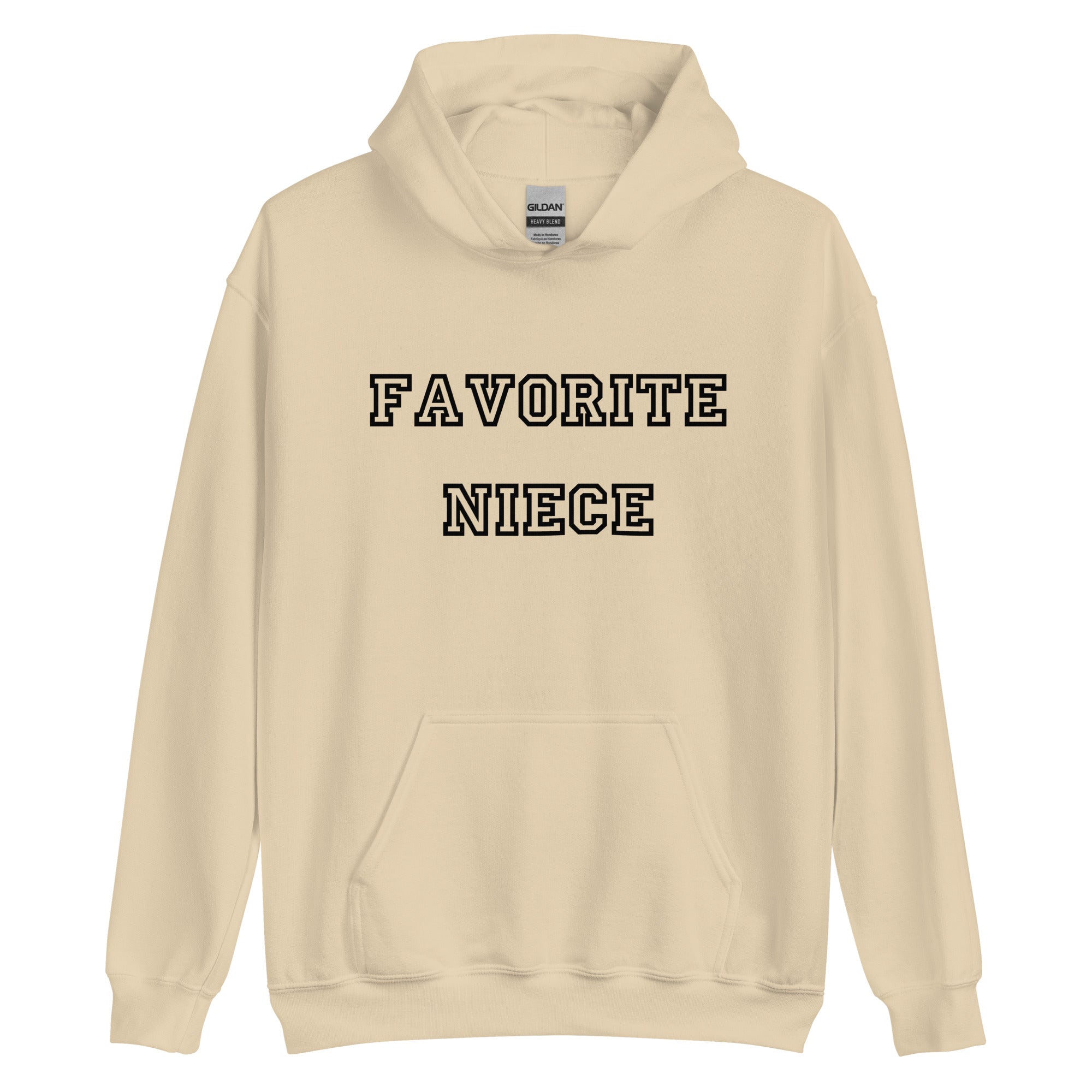 Favorite Niece Black Hoodie