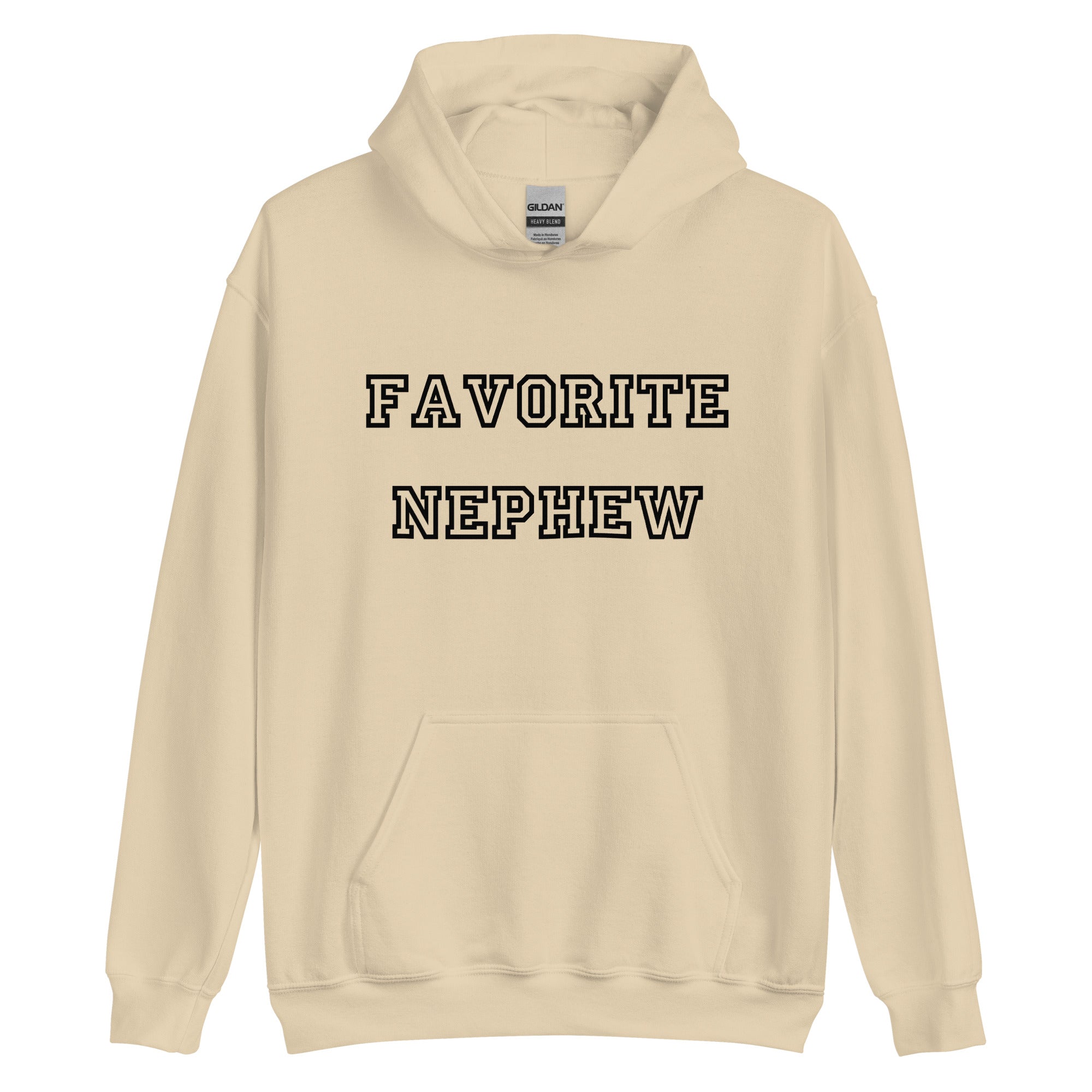 Favorite Nephew Black Hoodie