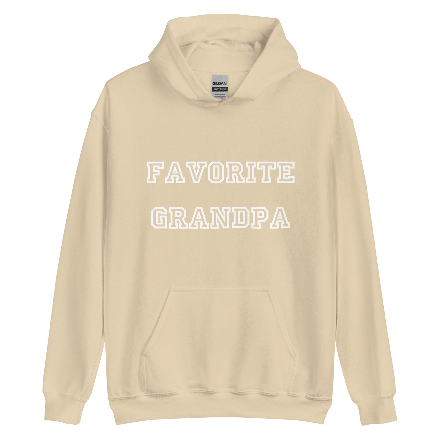 Favorite Grandpa White Hoodie