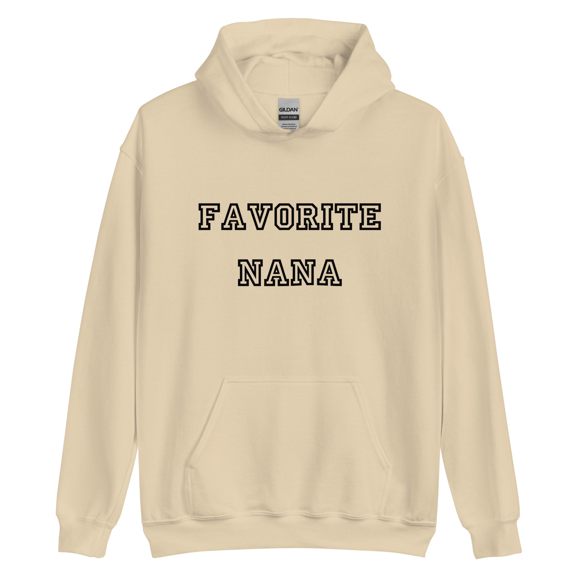 Favorite Nana Black Hoodie