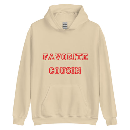 Favorite Cousin Red Hoodie