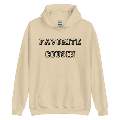 Favorite Cousin Black Hoodie