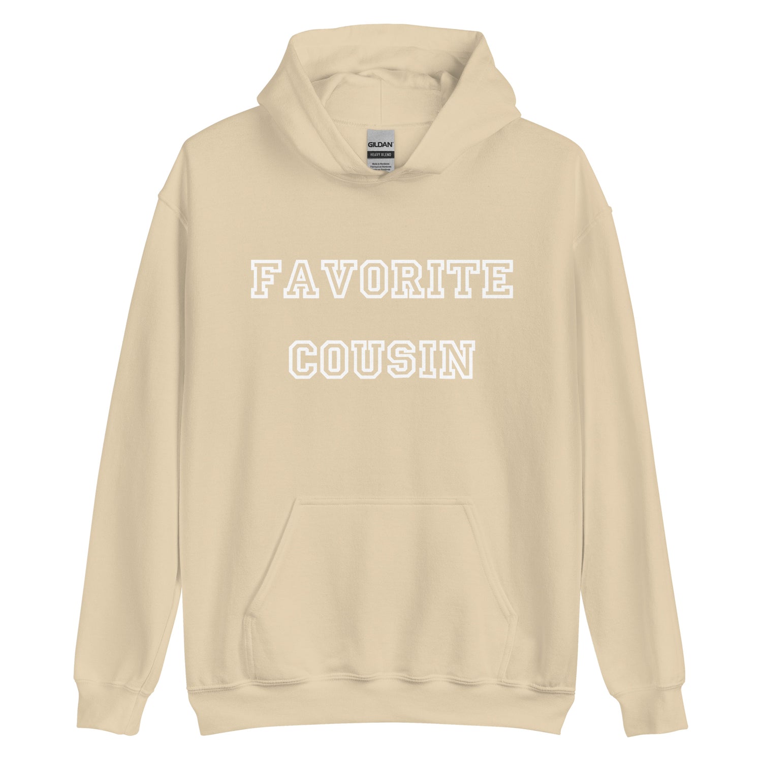 Favorite Cousin White Hoodie