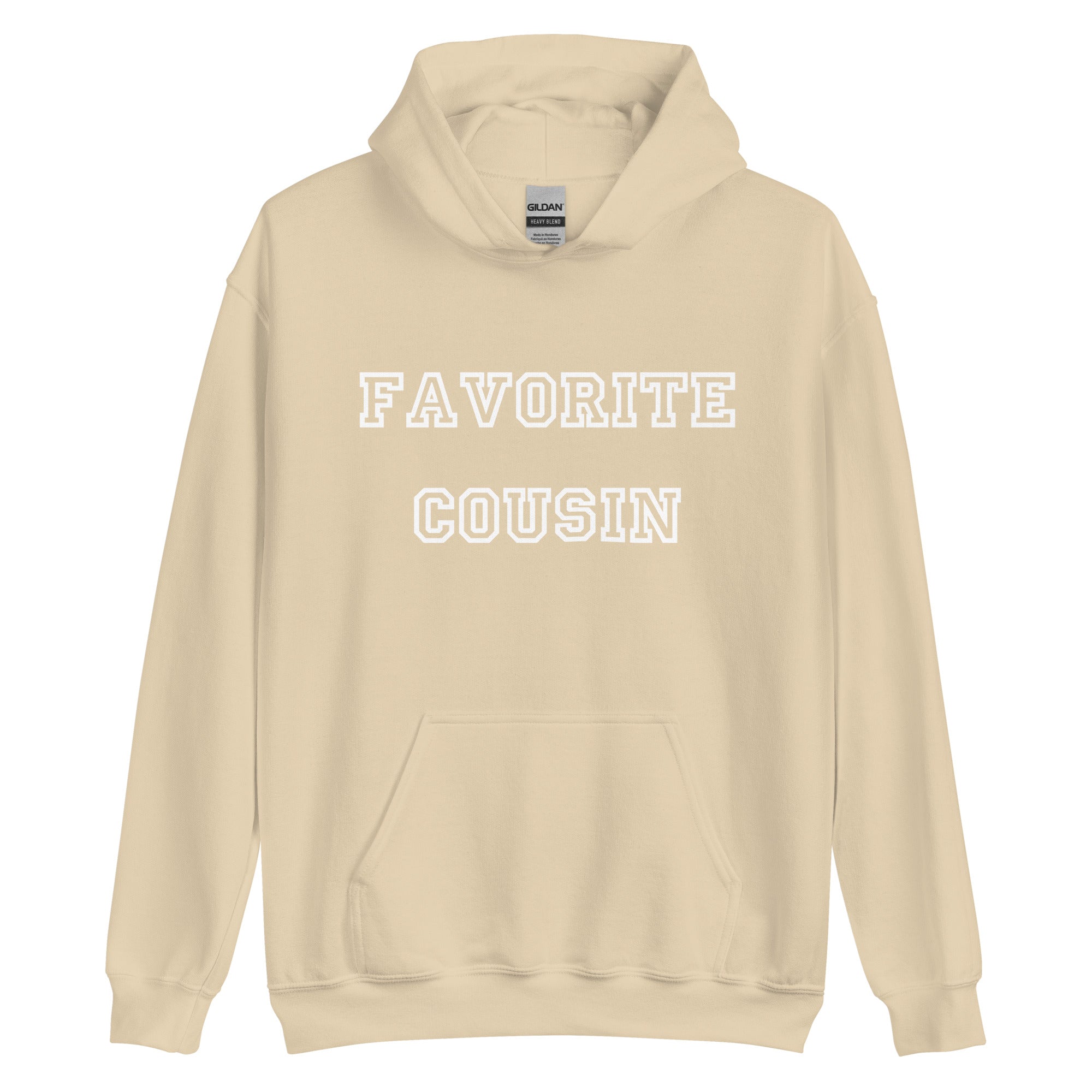 Favorite Cousin White Hoodie