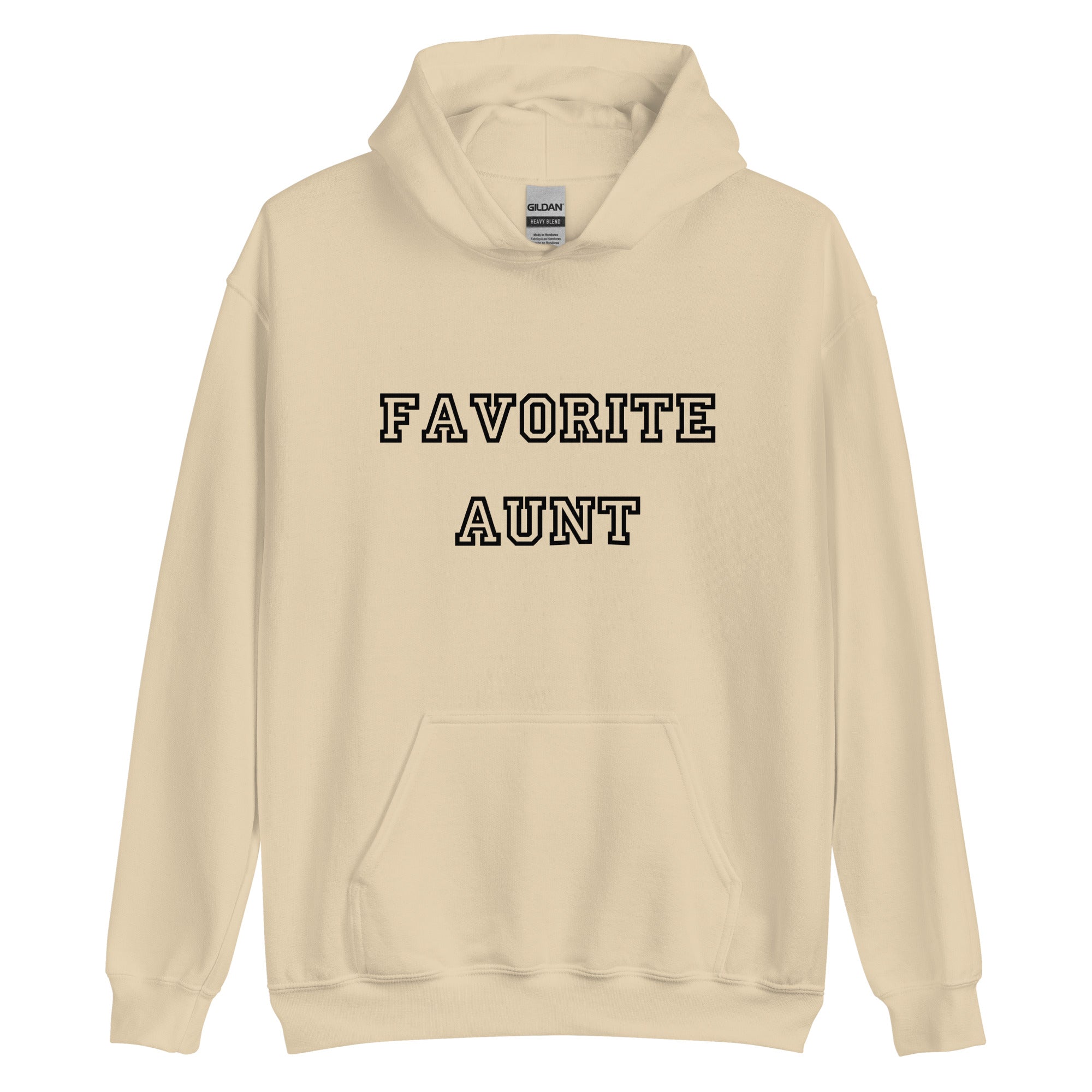 Favorite Aunt Black Hoodie