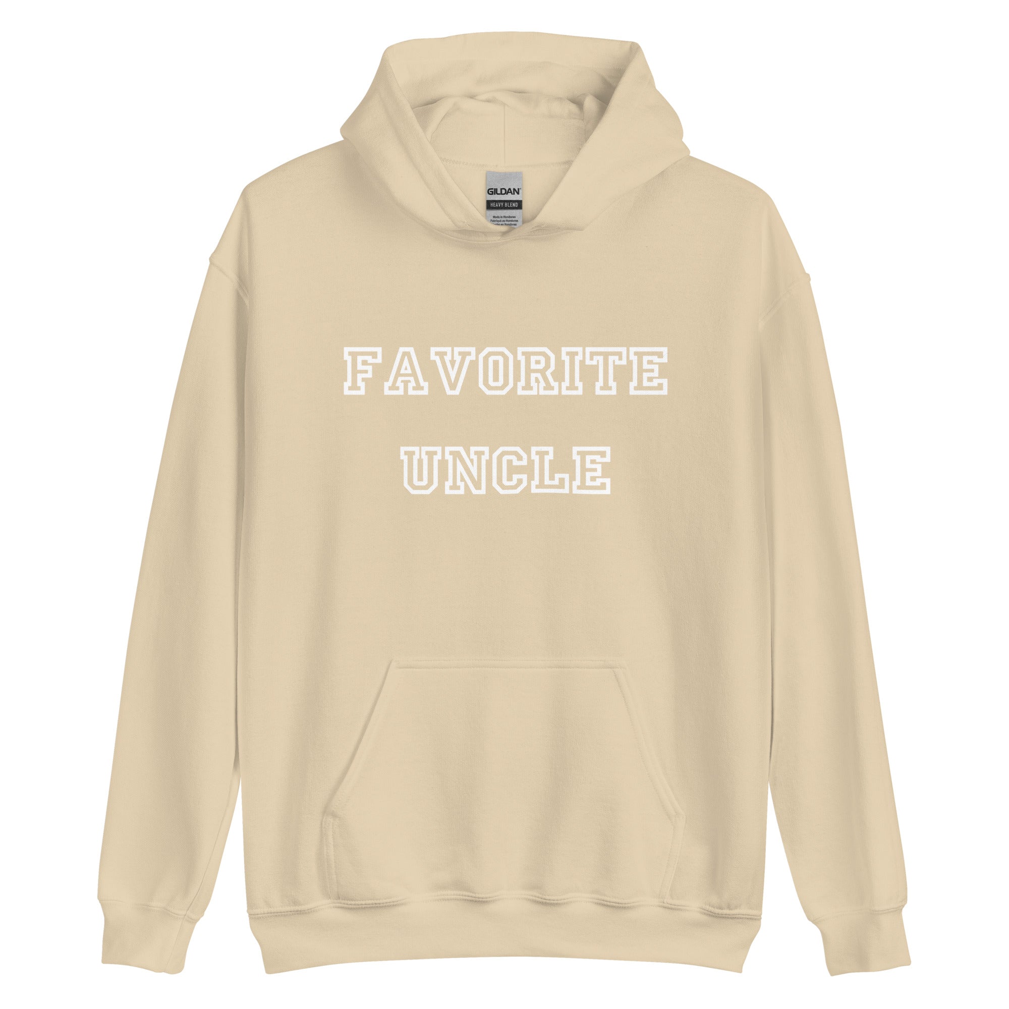 Favorite Uncle White Hoodie