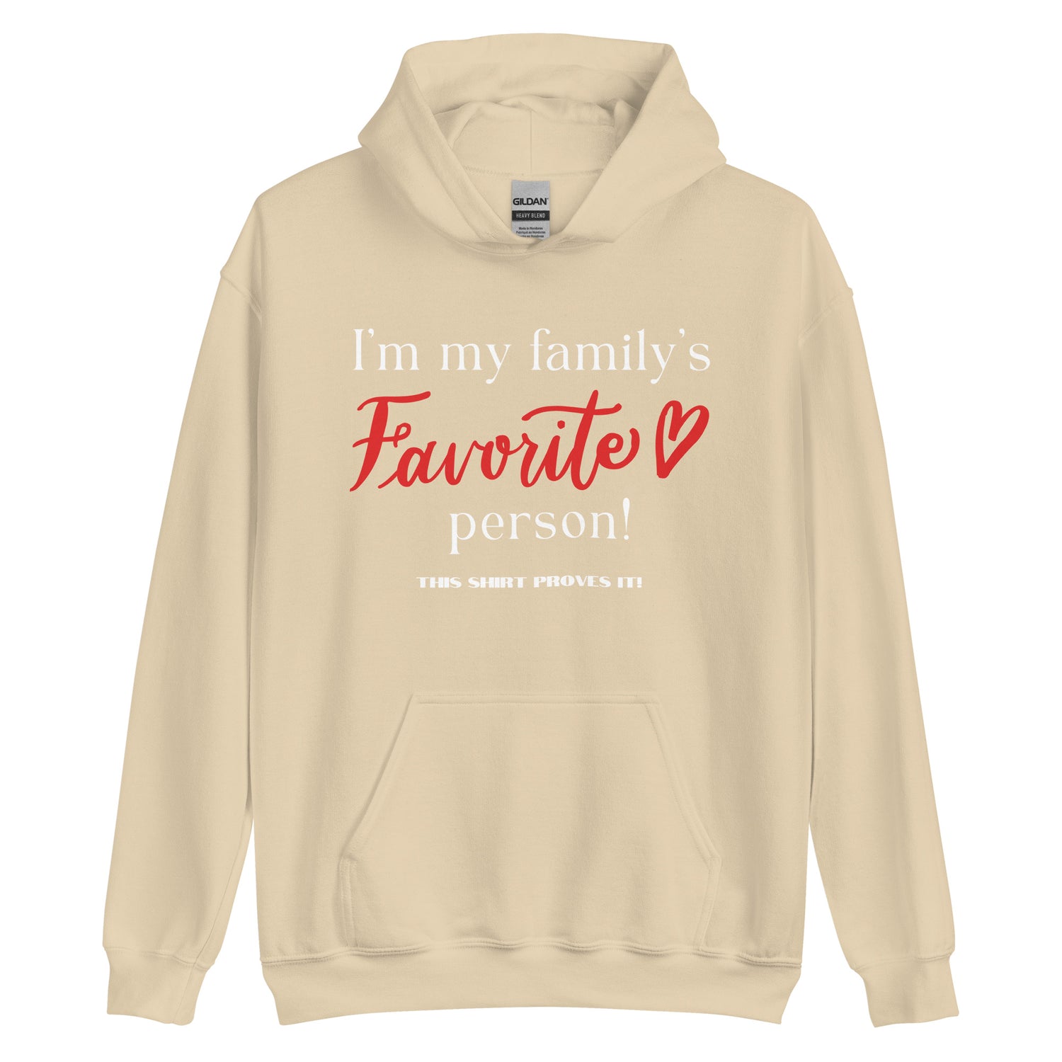 Family Favorite White Hoodie