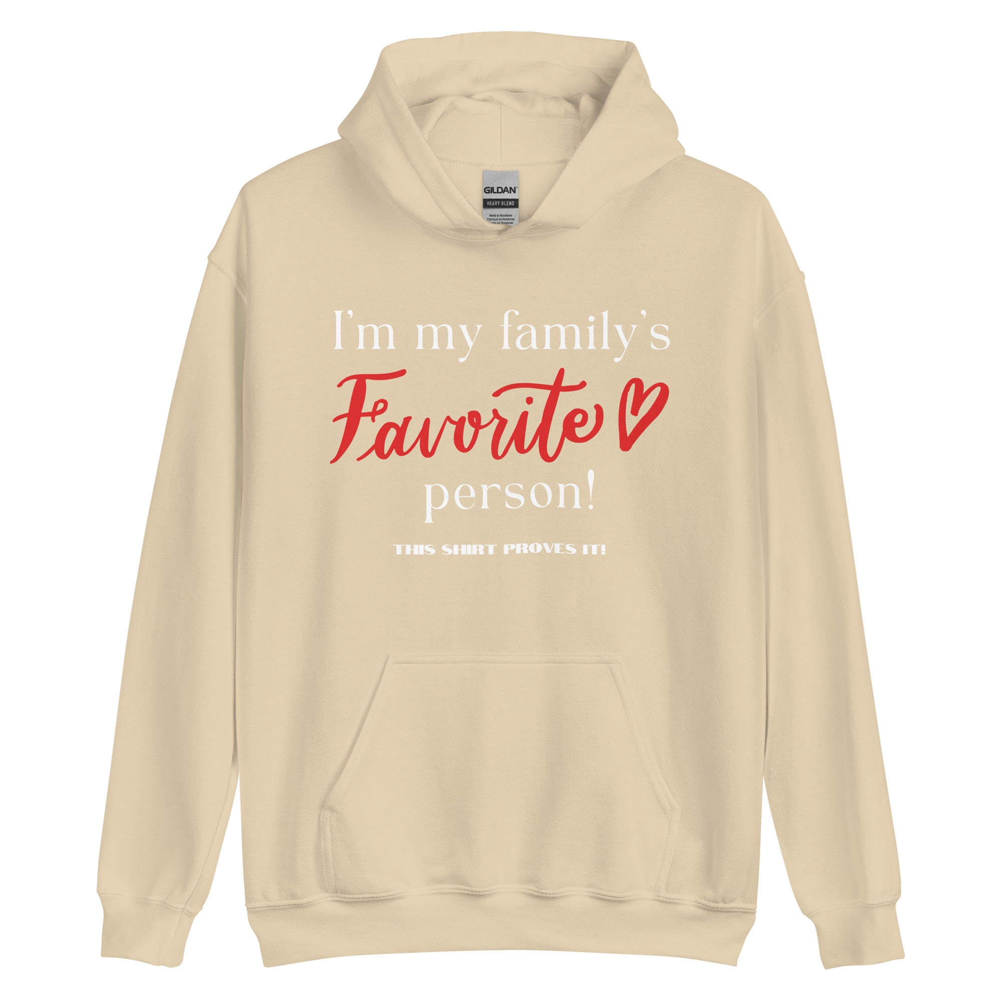 Family Favorite White Hoodie