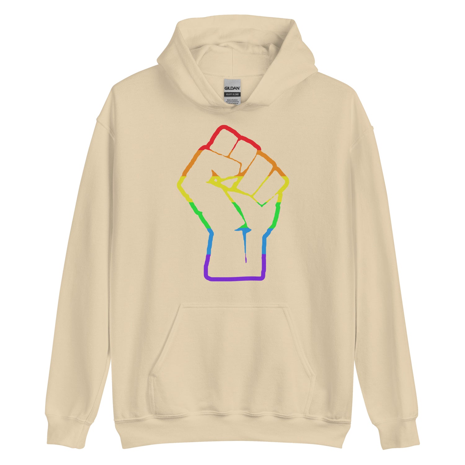 Rainbow Fist Hoodie