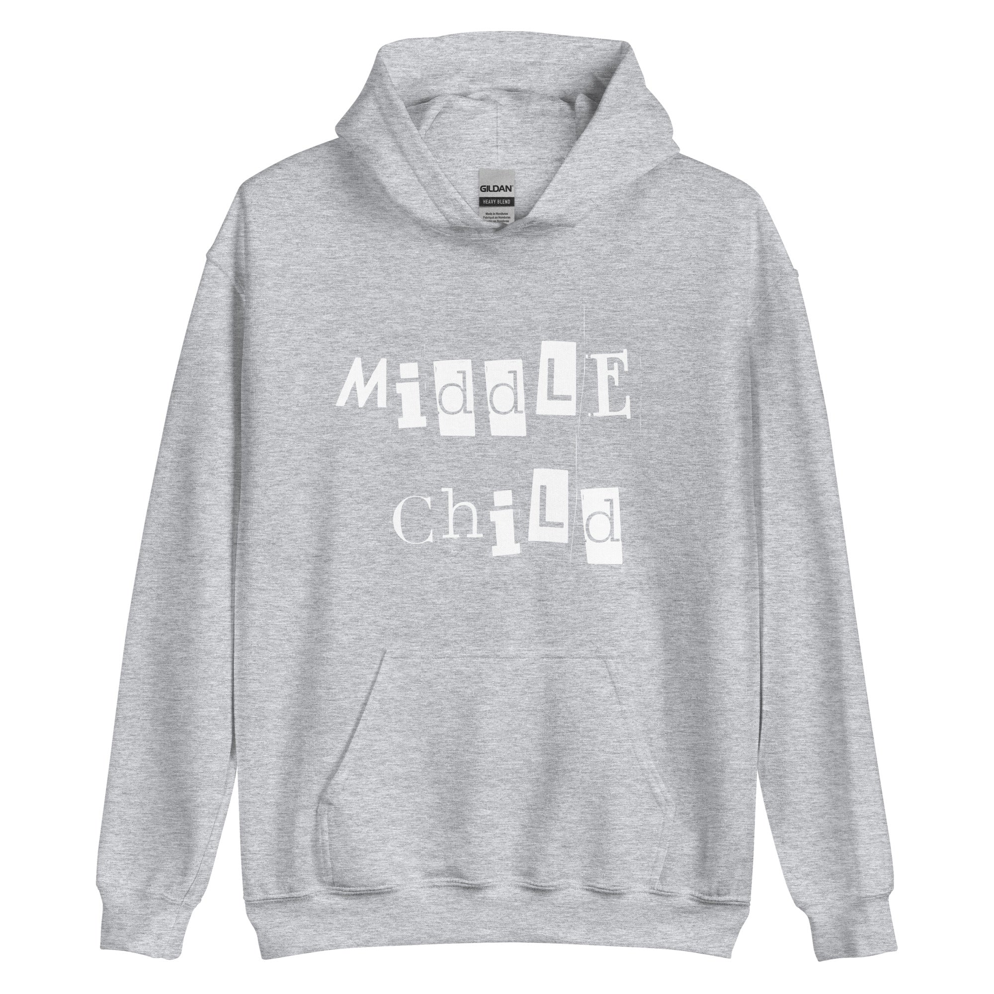 Middle Child White Hoodie