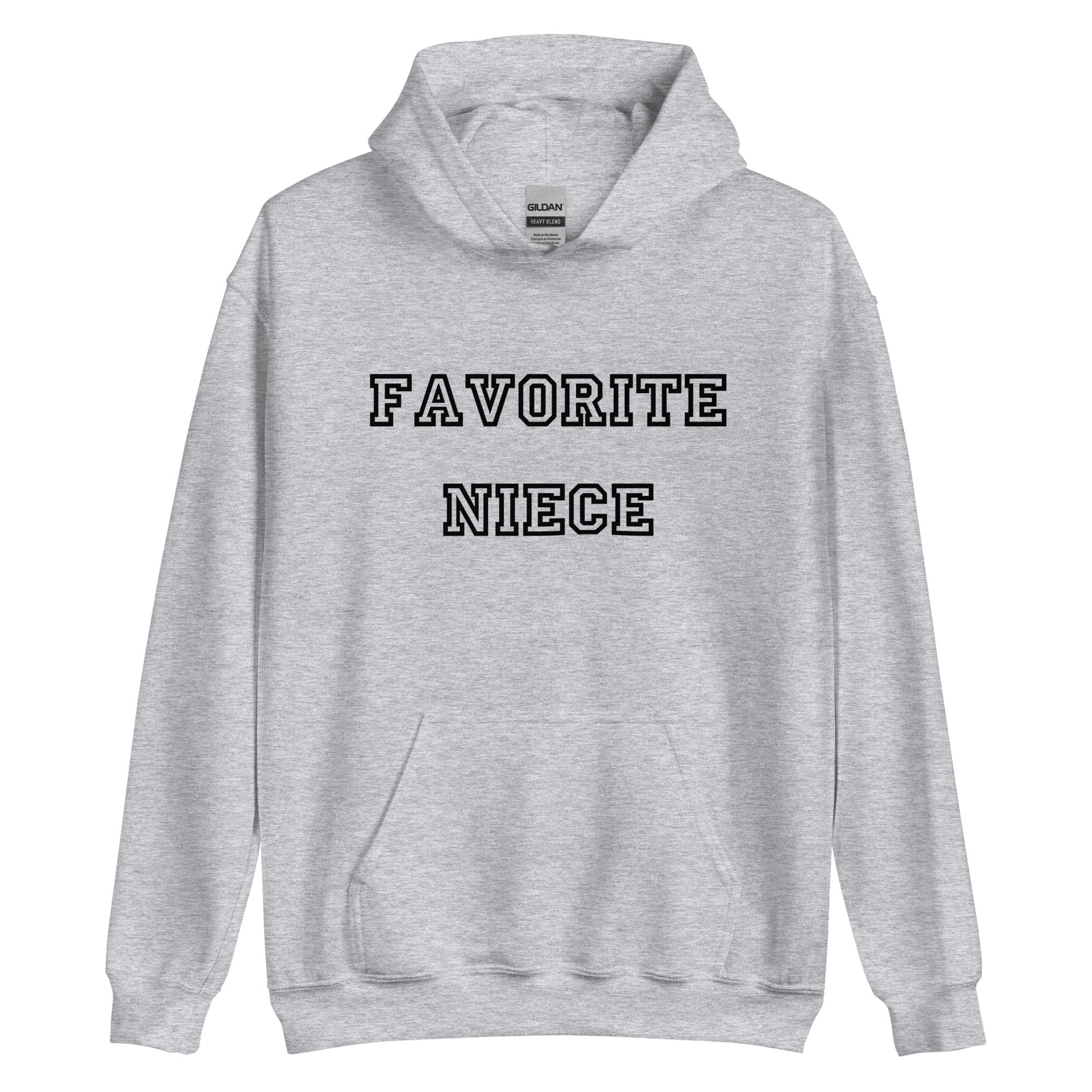 Favorite Niece Black Hoodie