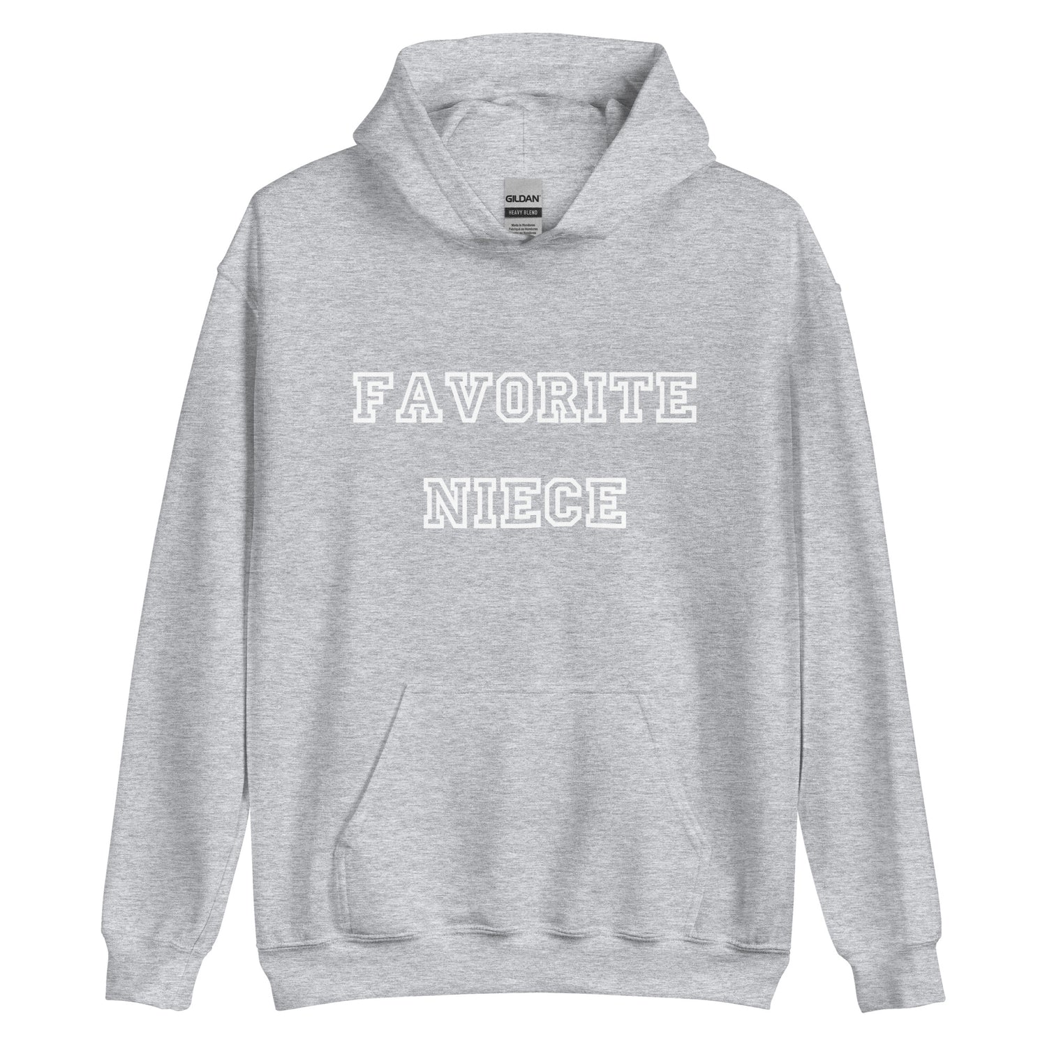 Favorite Niece White Hoodie