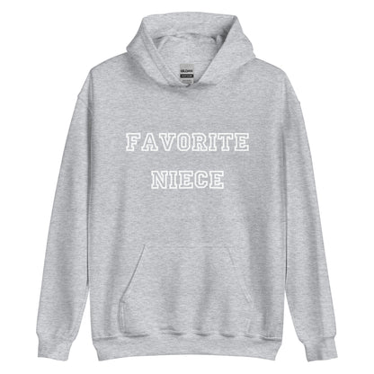 Favorite Niece White Hoodie