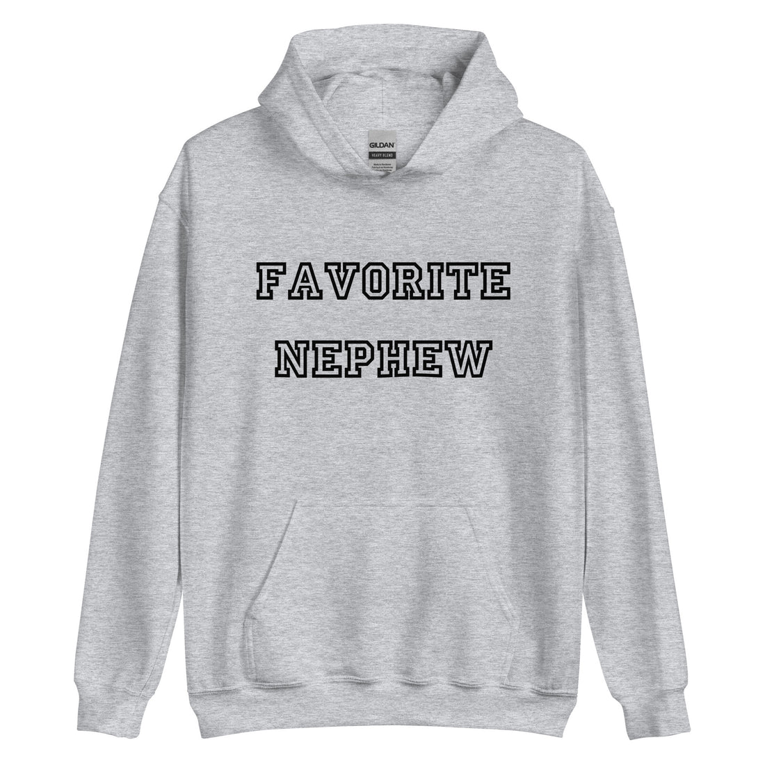 Favorite Nephew Black Hoodie