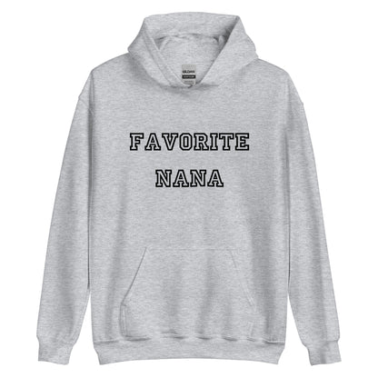 Favorite Nana Black Hoodie