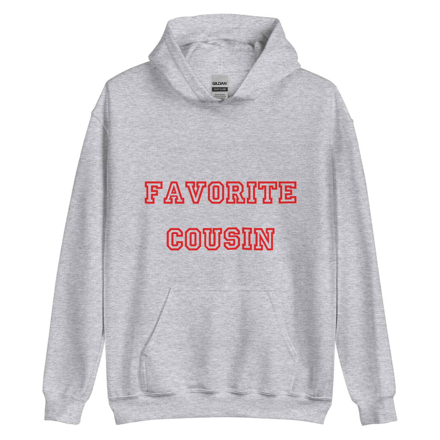 Favorite Cousin Red Hoodie