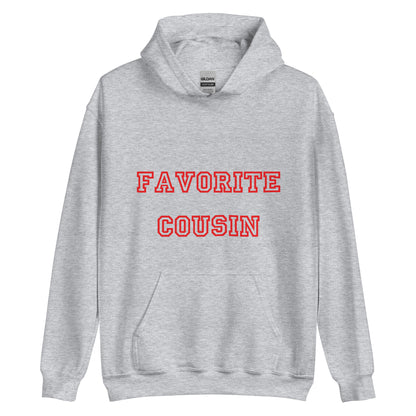 Favorite Cousin Red Hoodie