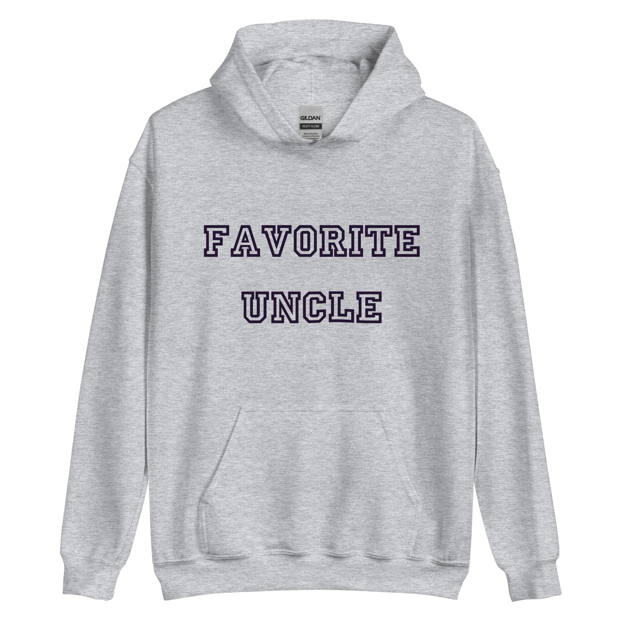 Favorite Uncle Black Hoodie