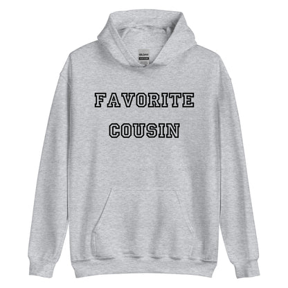 Favorite Cousin Black Hoodie