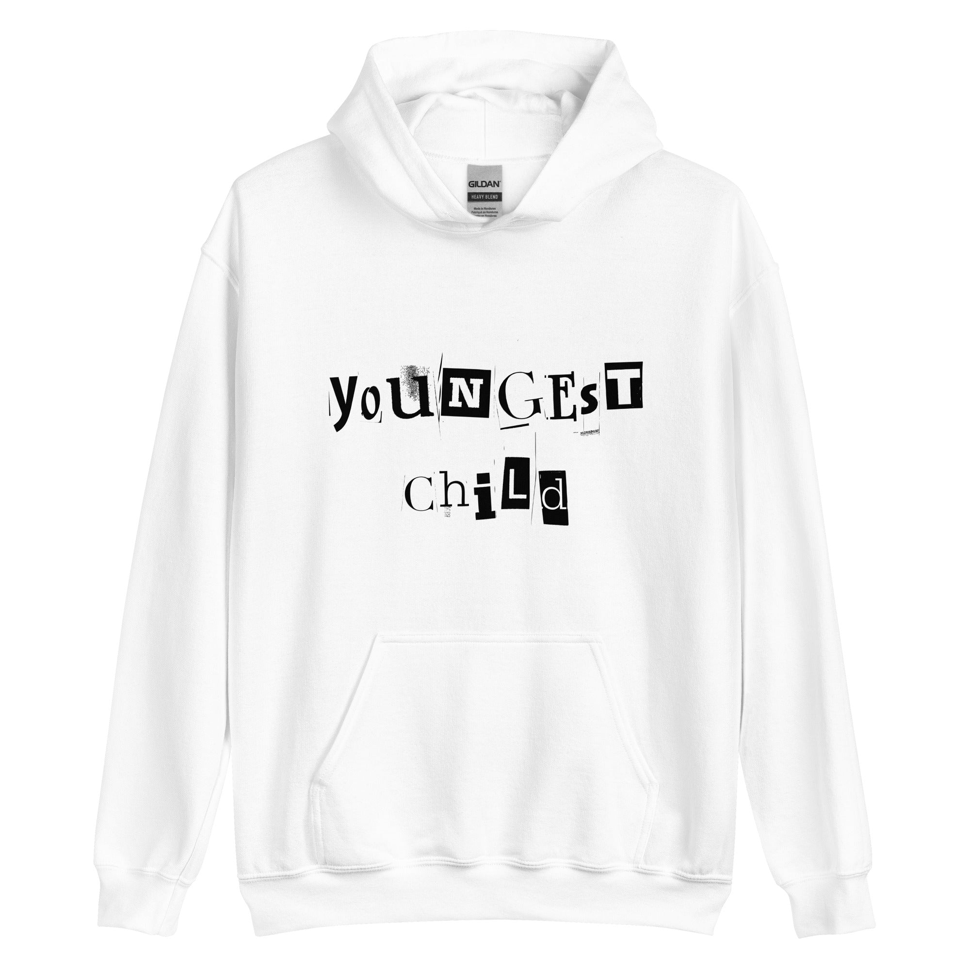 Youngest Child Black Hoodie