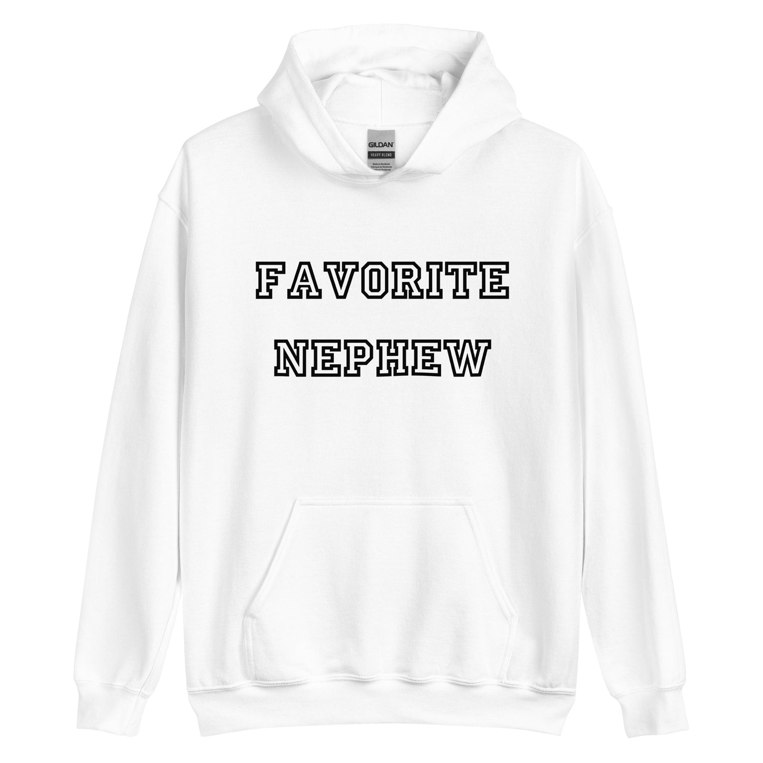 Favorite Nephew Black Hoodie