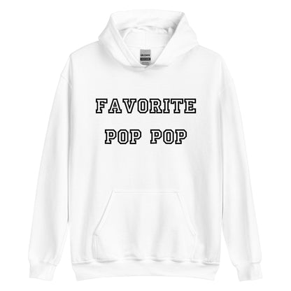 Favorite Pop Pop Black Hoodie