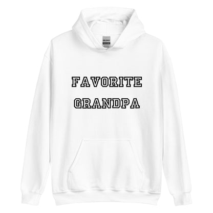 Favorite Grandpa Black Hoodie